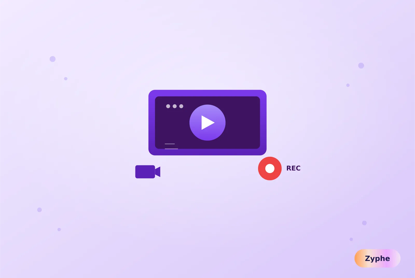 Verification screen recording live with red REC indicator and camera icon