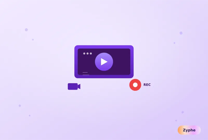 Verification screen recording live with red REC indicator and camera icon